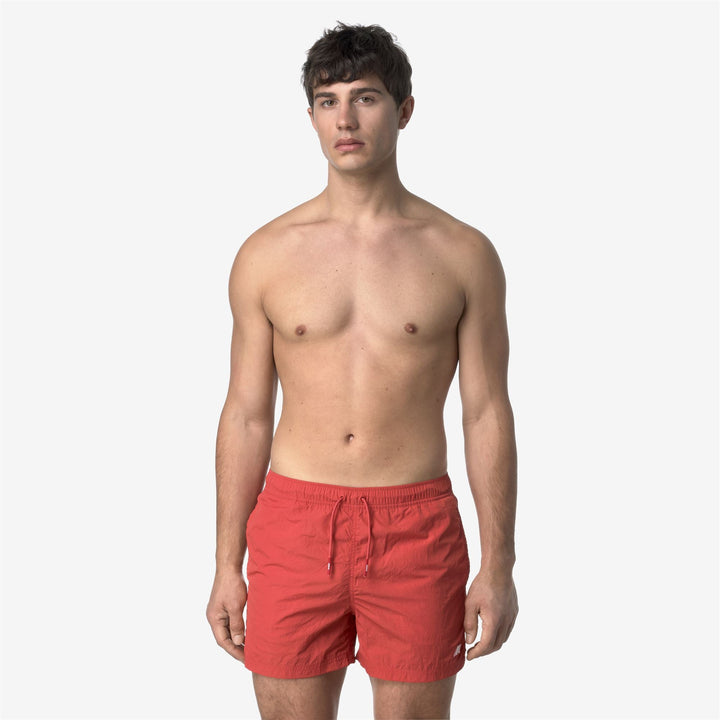 HAZEL BEACH - Bathing Suits - Swimming Trunks - MAN - RED JASPER