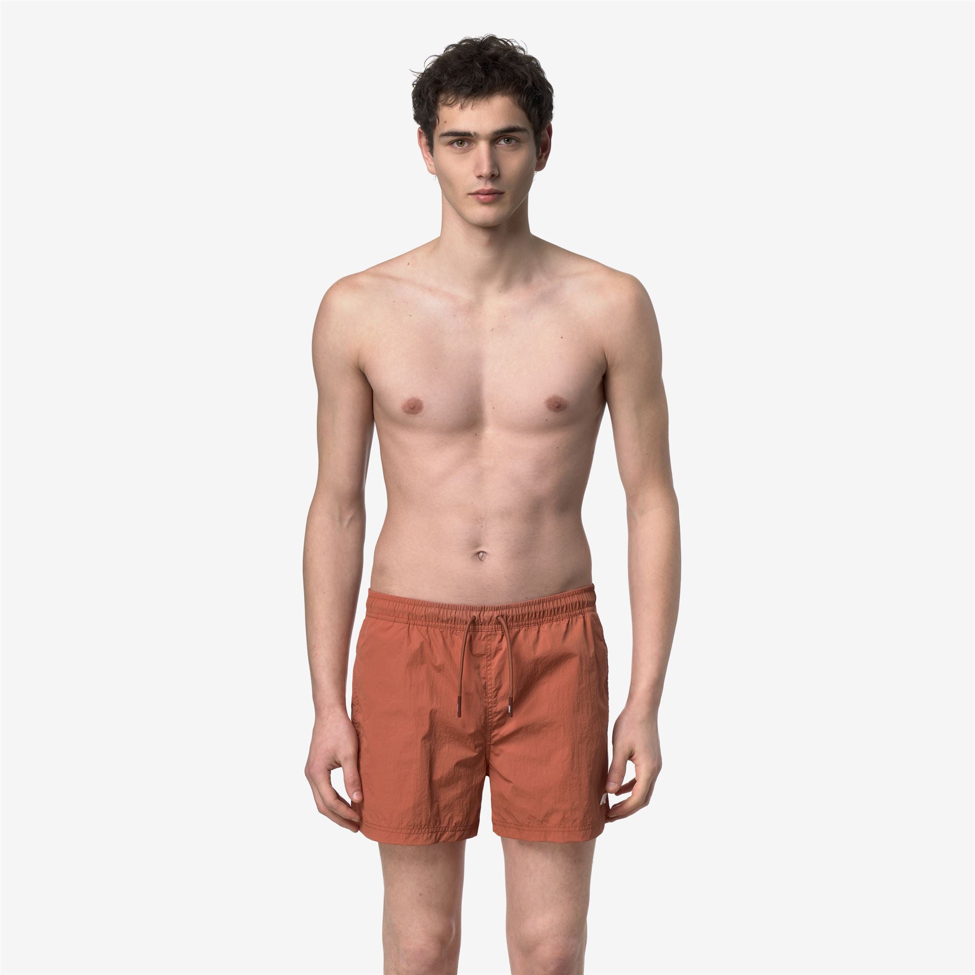 Bathing Suits_Man_HAZEL BEACH_Swimming Trunks_Orange Brownish - Commercial 4