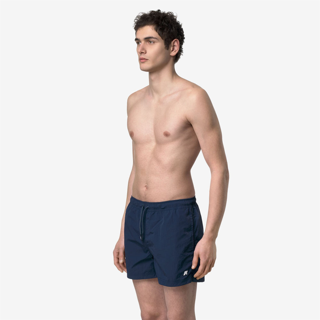 Bathing Suits_Man_HAZEL BEACH_Swimming Trunks_Blue Insignia - Commercial 5