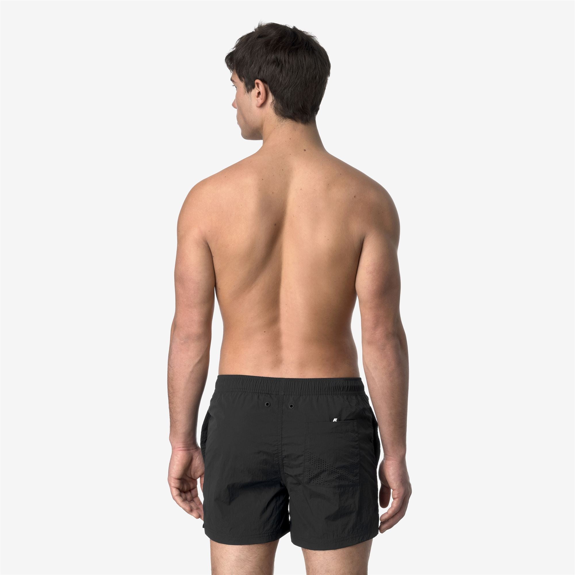 Bathing Suits_MAN_HAZEL BEACH_Swimming Trunks_Black Pure - Commercial 6