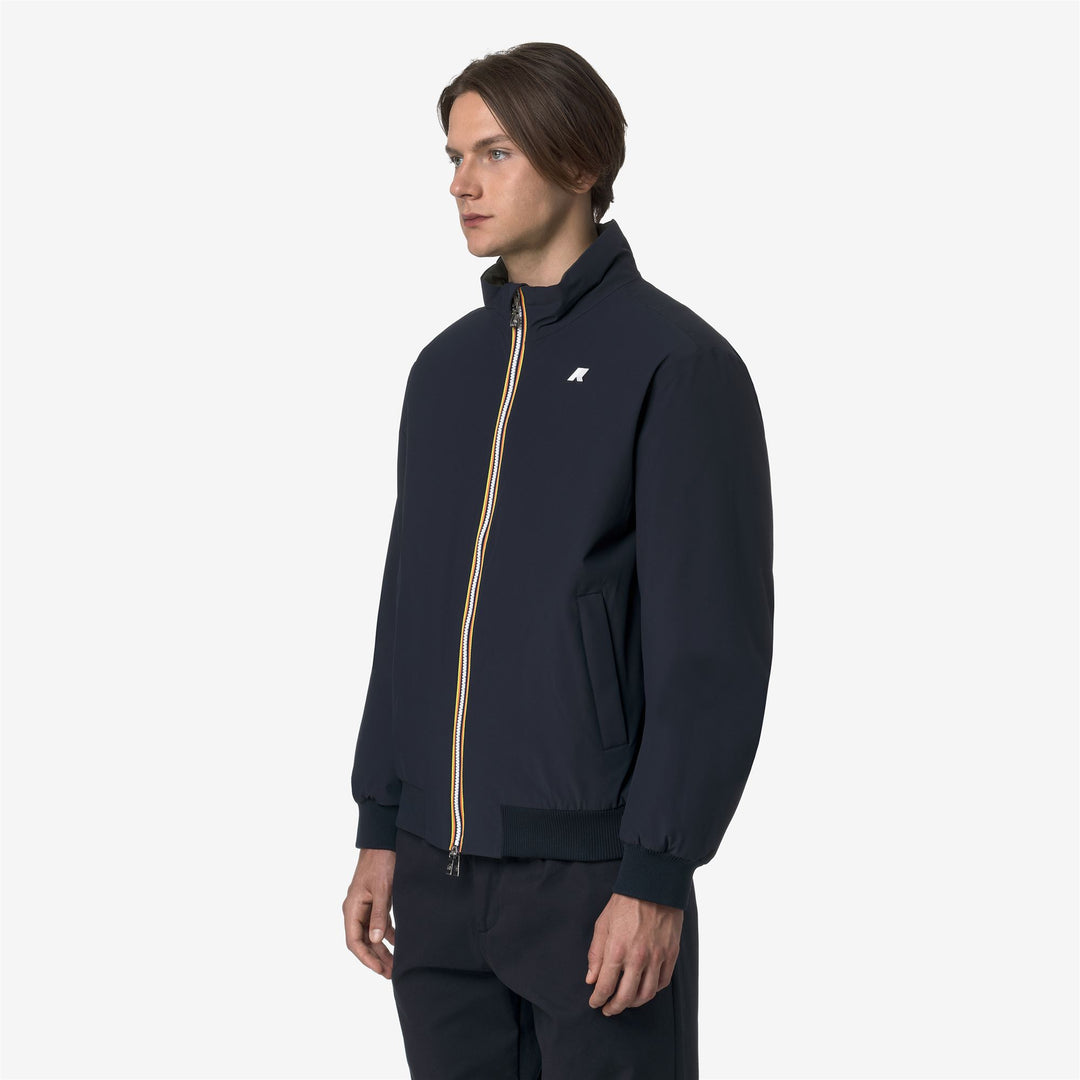 Jackets_MAN_ARSENE ST WARM DOUBLE_Short_Blue Depth - GREEN BLACKISH - Detail