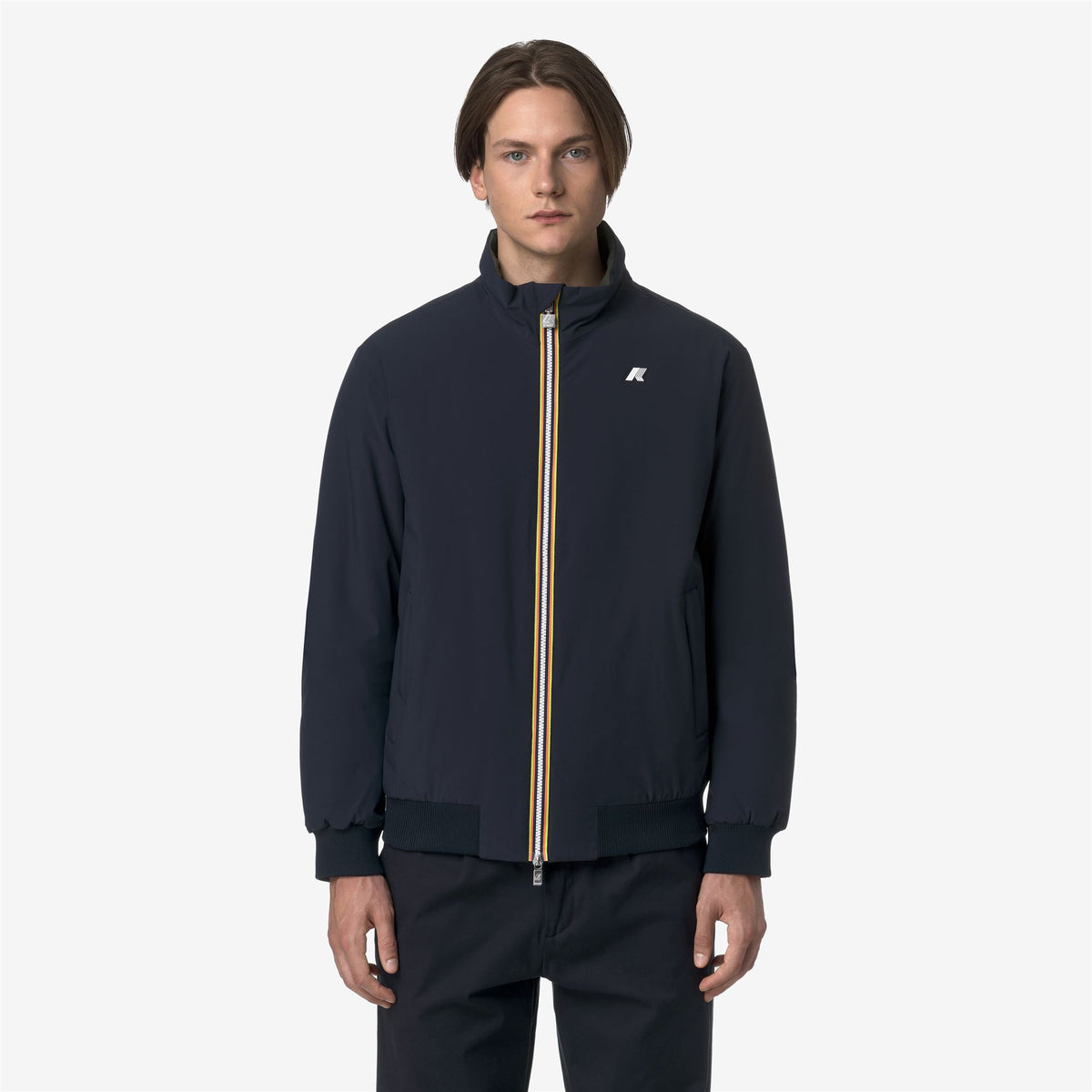 Jackets_MAN_ARSENE ST WARM DOUBLE_Short_Blue Depth - GREEN BLACKISH - Commercial 3