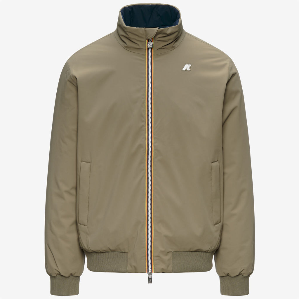 Jackets_Man_ARSENE ST WARM DOUBLE_Short_Green Army - Blue Depth - Commercial 1
