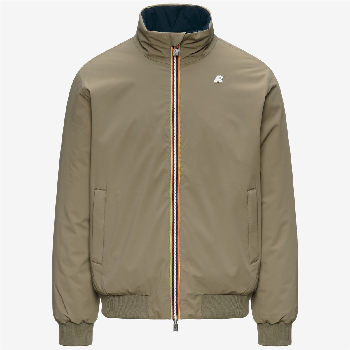 Jackets_Man_ARSENE ST WARM DOUBLE_Short_Green Army - Blue Depth - Commercial 1