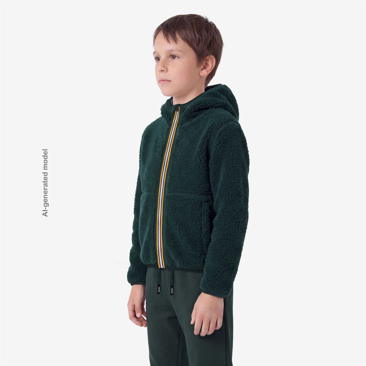 Fleece_BOY_P. JACK SHERPA POLAR DOUBLE_Hoodie Full Zip_ - Commercial 5