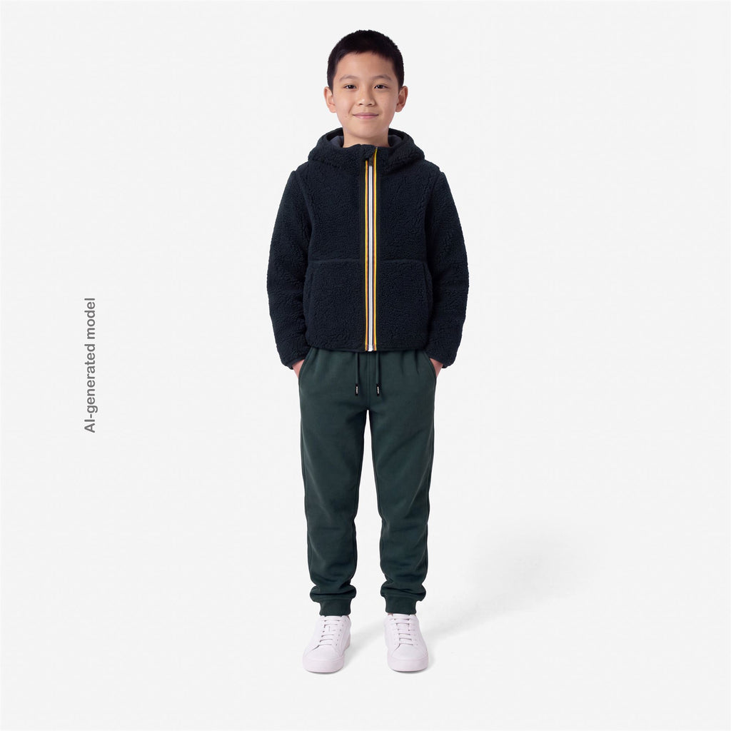 Fleece_BOY_P. JACK SHERPA POLAR DOUBLE_Hoodie Full Zip_Blue Depth - Blue Wild - Commercial 7
