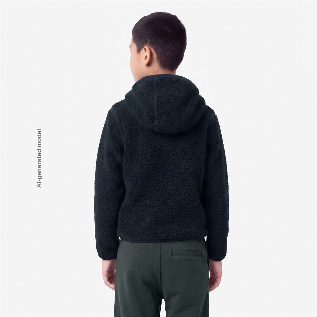Fleece_BOY_P. JACK SHERPA POLAR DOUBLE_Hoodie Full Zip_Blue Depth - Blue Wild - Commercial 6
