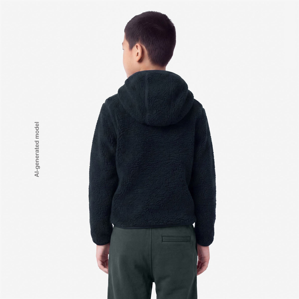 Fleece_BOY_P. JACK SHERPA POLAR DOUBLE_Hoodie Full Zip_Blue Depth - Blue Wild - Commercial 6