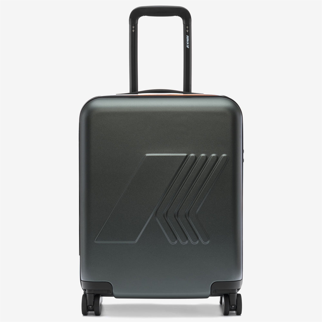 Luggage Bags_UNISEX_EUDOXIE LOGO_Trolley_GREEN BLACKISH - Photo