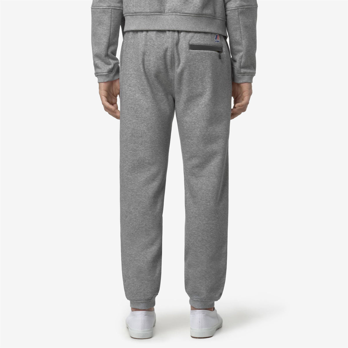 Pants_UNISEX_PHILBERT BRUSHED PC_Sport Trousers_Grey Melange Mid - Commercial 6