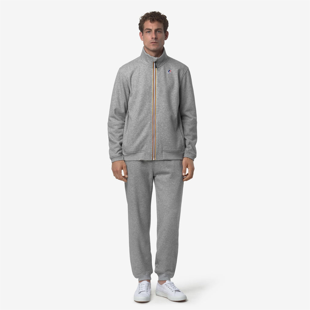 Pants_UNISEX_PHILBERT BRUSHED PC_Sport Trousers_Grey Melange Mid - Commercial 4