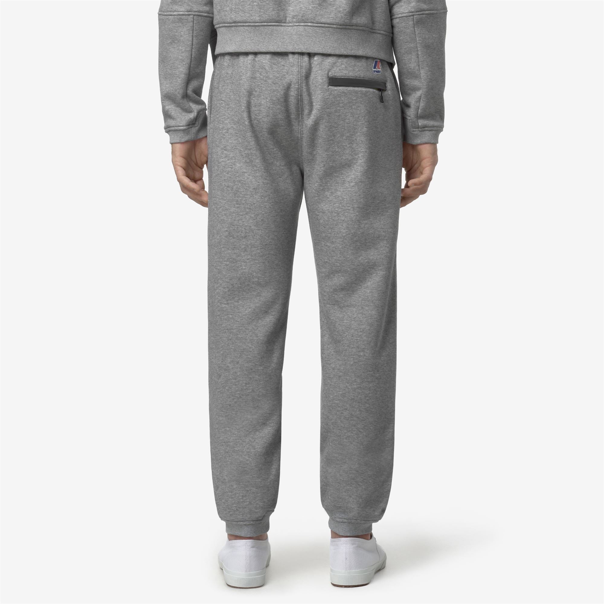 Pants_UNISEX_PHILBERT BRUSHED PC_Sport Trousers_Grey Melange Mid - Commercial 6