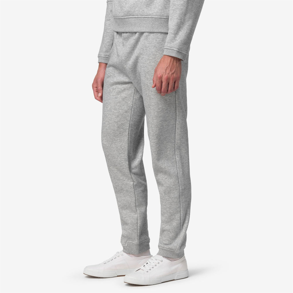 Pants_UNISEX_PHILBERT BRUSHED PC_Sport Trousers_GREY MID MEL - Commercial 5