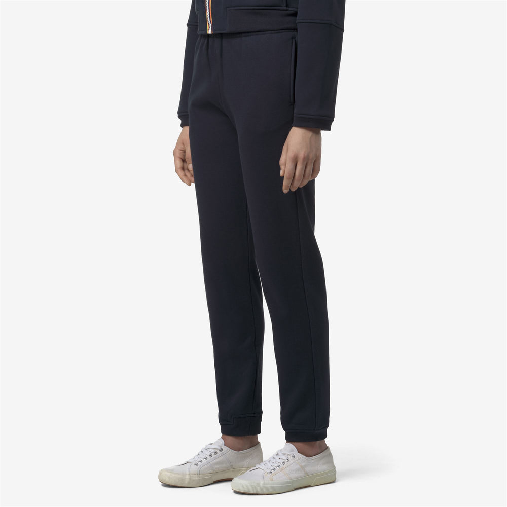 Pants_UNISEX_PHILBERT BRUSHED PC_Sport Trousers_Blue Depth - Detail