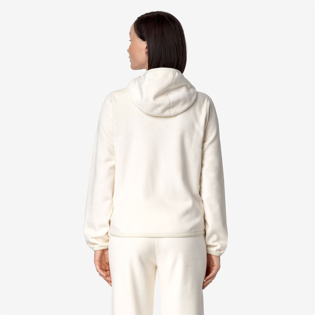 Fleece_WOMAN_LILY VELOUR POLAR DOUBLE_Jacket_White G-White G - Commercial 6