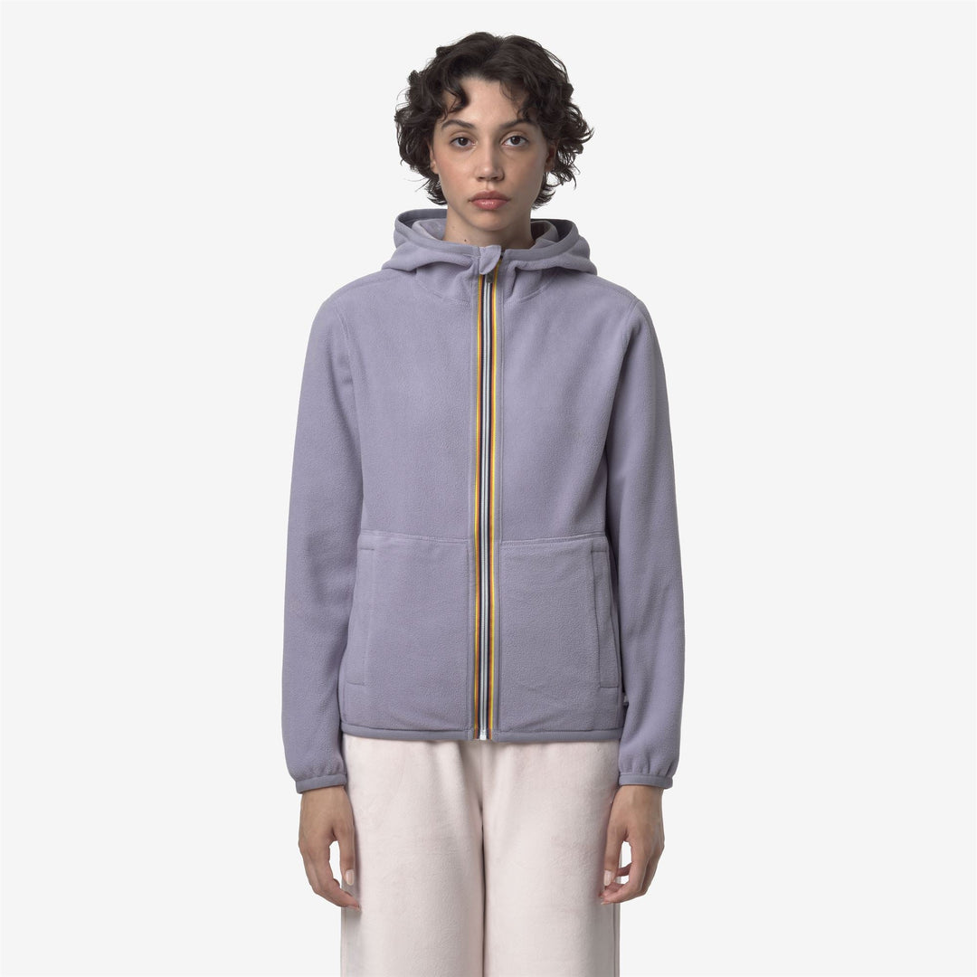 LILY VELOUR POLAR REVERSIBLE - Fleece - Jacket - WOMAN - Violet Lavander Combo