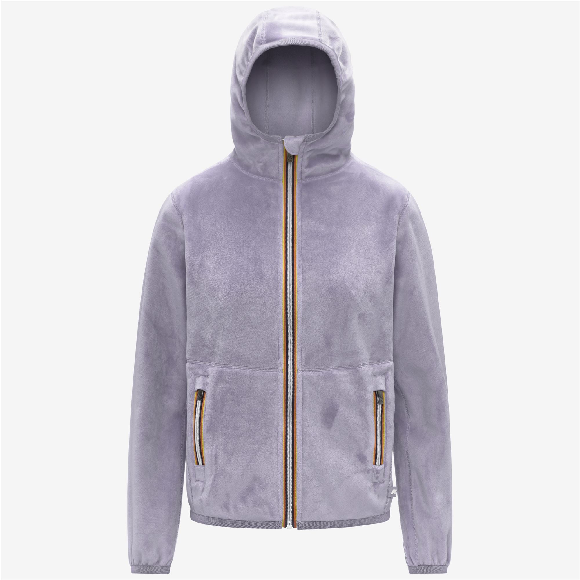 Fleece_WOMAN_LILY VELOUR POLAR DOUBLE_Jacket_Violet Lavander Combo - Commercial 1