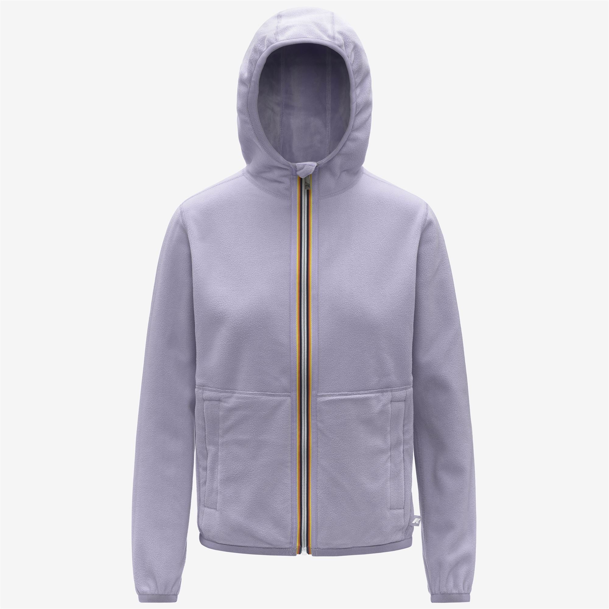 Fleece_WOMAN_LILY VELOUR POLAR DOUBLE_Jacket_Violet Lavander Combo - Commercial 2