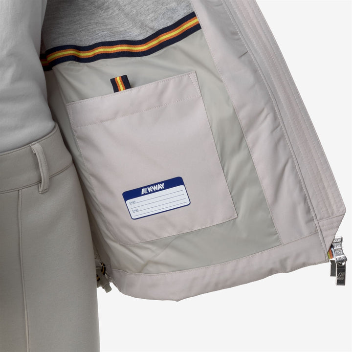 MARGUERITE STRETCH POLY JERSEY - Jackets - Mid - WOMAN - BEIGE LT
