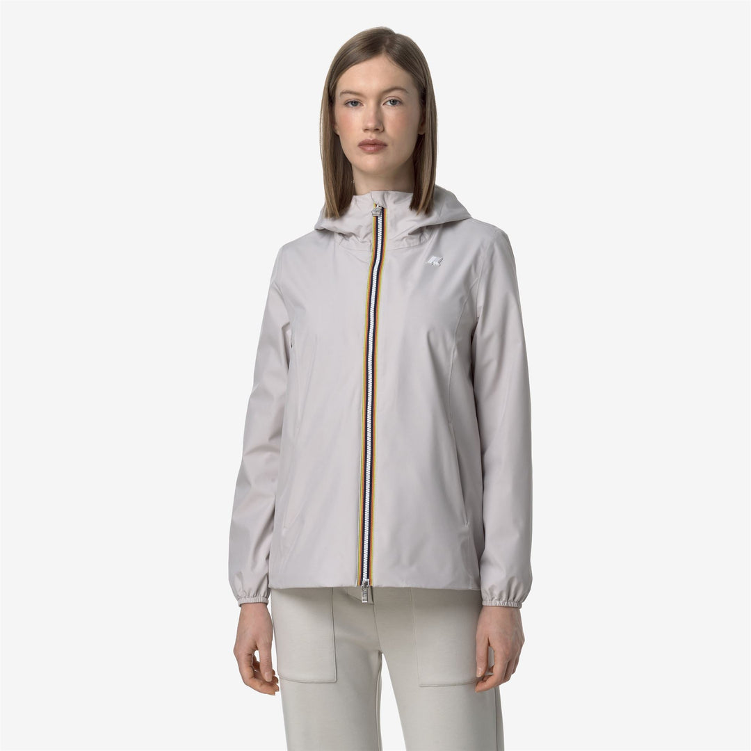 MARGUERITE STRETCH POLY JERSEY - Jackets - Mid - WOMAN - BEIGE LT