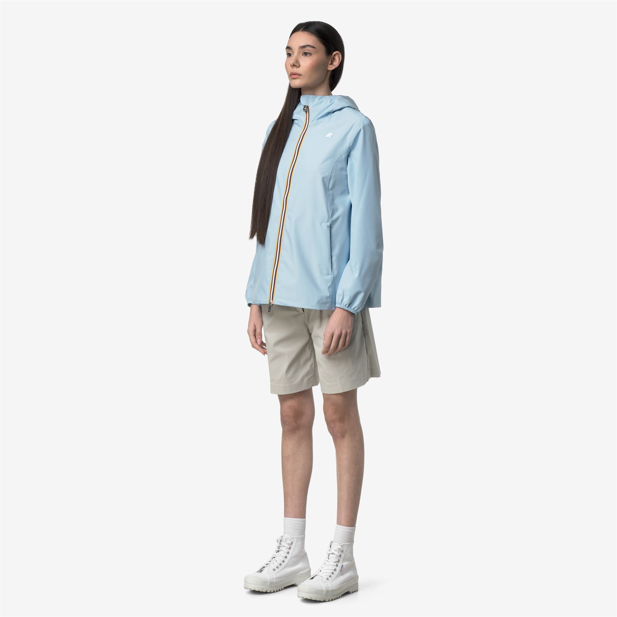 Jackets_Woman_MARGUERITE STRETCH POLY JERSEY_Mid_Blue Dream - Commercial 5