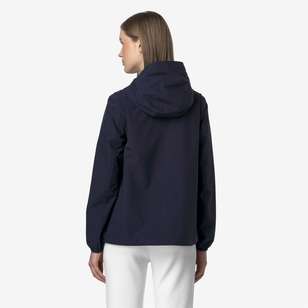 MARGUERITE STRETCH POLY JERSEY - Jackets - Mid - WOMAN - BLUE DEPTH