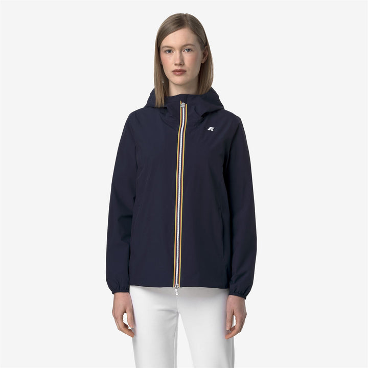 MARGUERITE STRETCH POLY JERSEY - Jackets - Mid - WOMAN - BLUE DEPTH