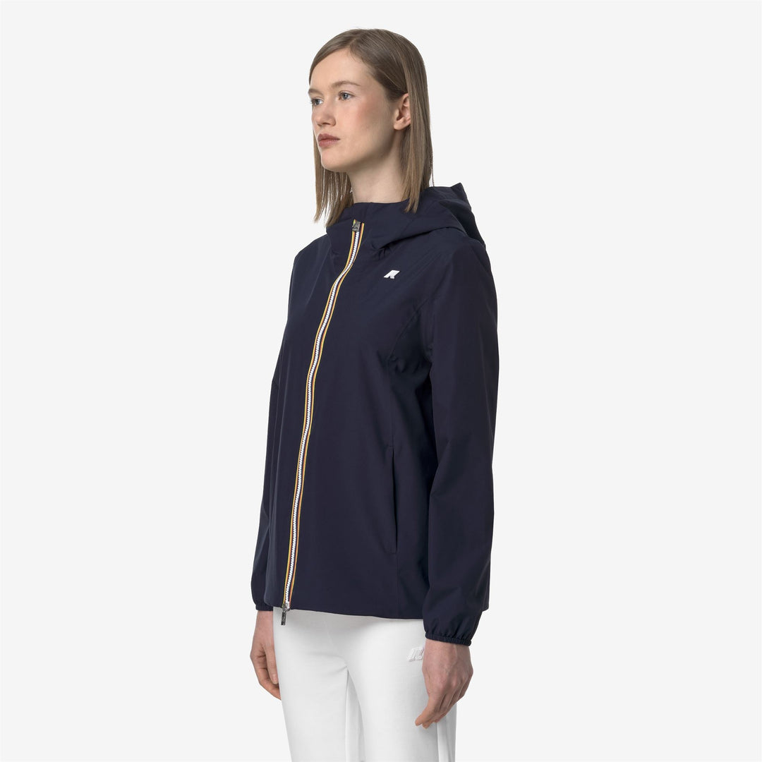 MARGUERITE STRETCH POLY JERSEY - Jackets - Mid - WOMAN - BLUE DEPTH