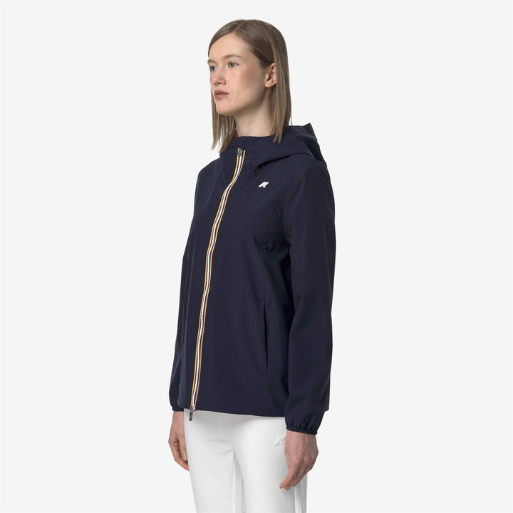 MARGUERITE STRETCH POLY JERSEY - Jackets - Mid - WOMAN - BLUE DEPTH