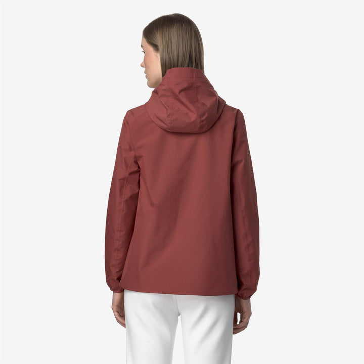 MARGUERITE STRETCH POLY JERSEY - Jackets - Mid - WOMAN - RED BROWNISH