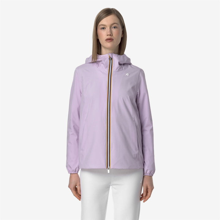 MARGUERITE STRETCH POLY JERSEY - Jackets - Mid - WOMAN - VIOLET LT LILAC
