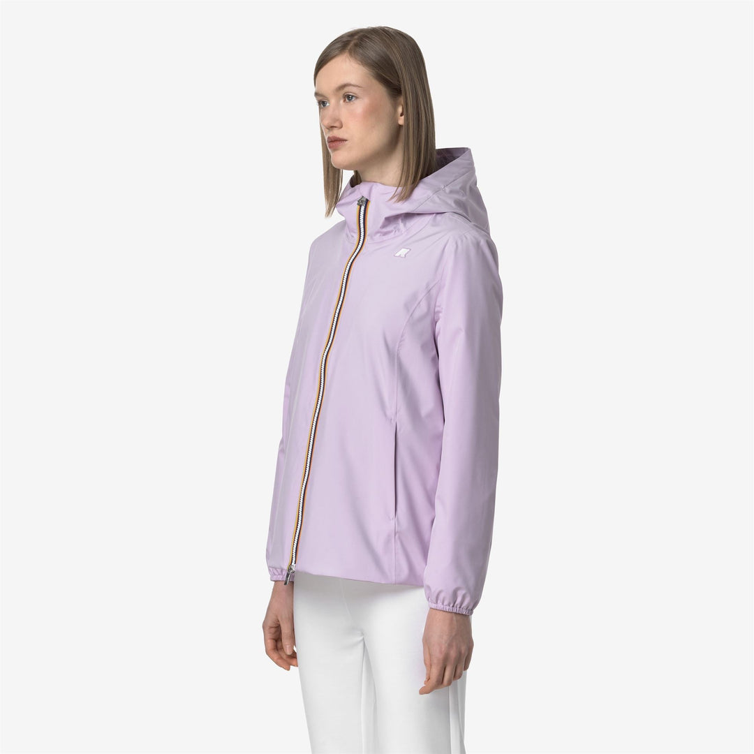 MARGUERITE STRETCH POLY JERSEY - Jackets - Mid - WOMAN - VIOLET LT LILAC