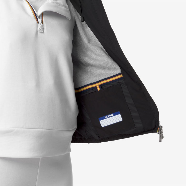 LILY STRETCH POLY JERSEY - Jackets - Short - WOMAN - BLACK PURE