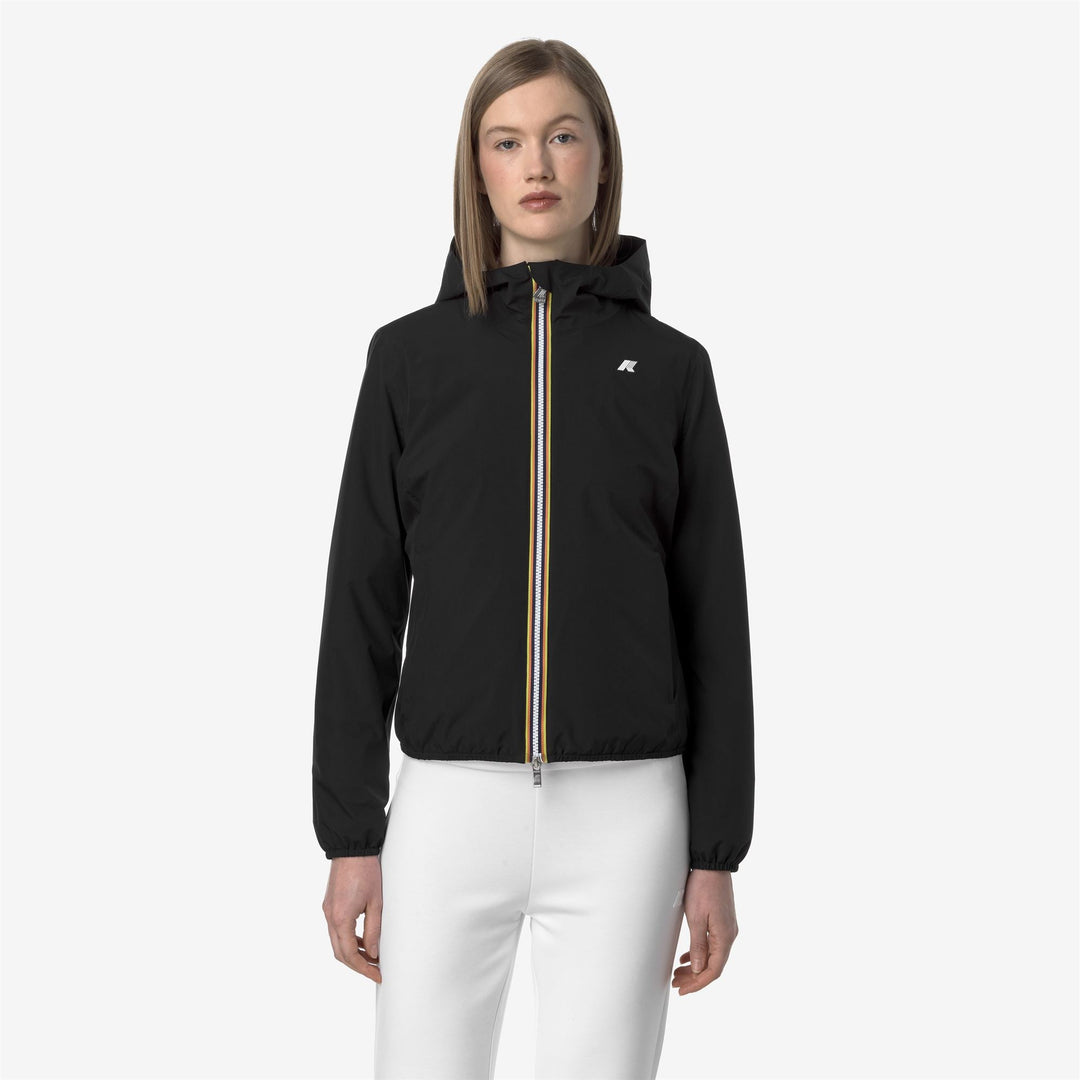 LILY STRETCH POLY JERSEY - Jackets - Short - WOMAN - BLACK PURE