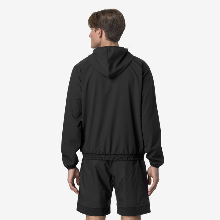 Fleece_MAN_SIA_Jacket_Black Pure - DressedFrontDouble