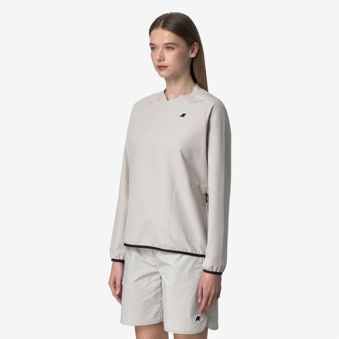AURA - Fleece - Pull  Over - WOMAN - BEIGE LT