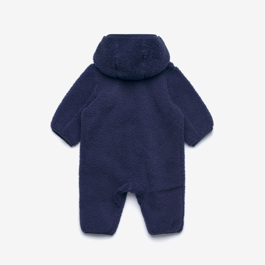 Sport Suits_KID UNISEX_E. JANNETTE POLAR_Romper_Blue Deep Cobalt - Blue Deep Cobalt - DressedFront