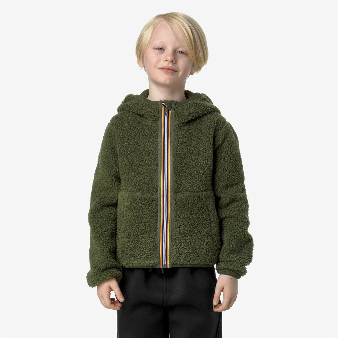 P. JACK SHERPA POLAR REVERSIBLE - Fleece - Jacket - BOY - Green C-Green C