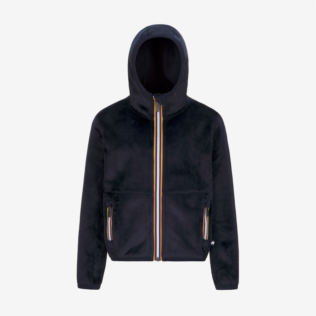 Fleece_GIRL_P. LILY VELOUR POLAR DOUBLE_Jacket_Blue Depth-Blue Depth - Blue Depth - Photo