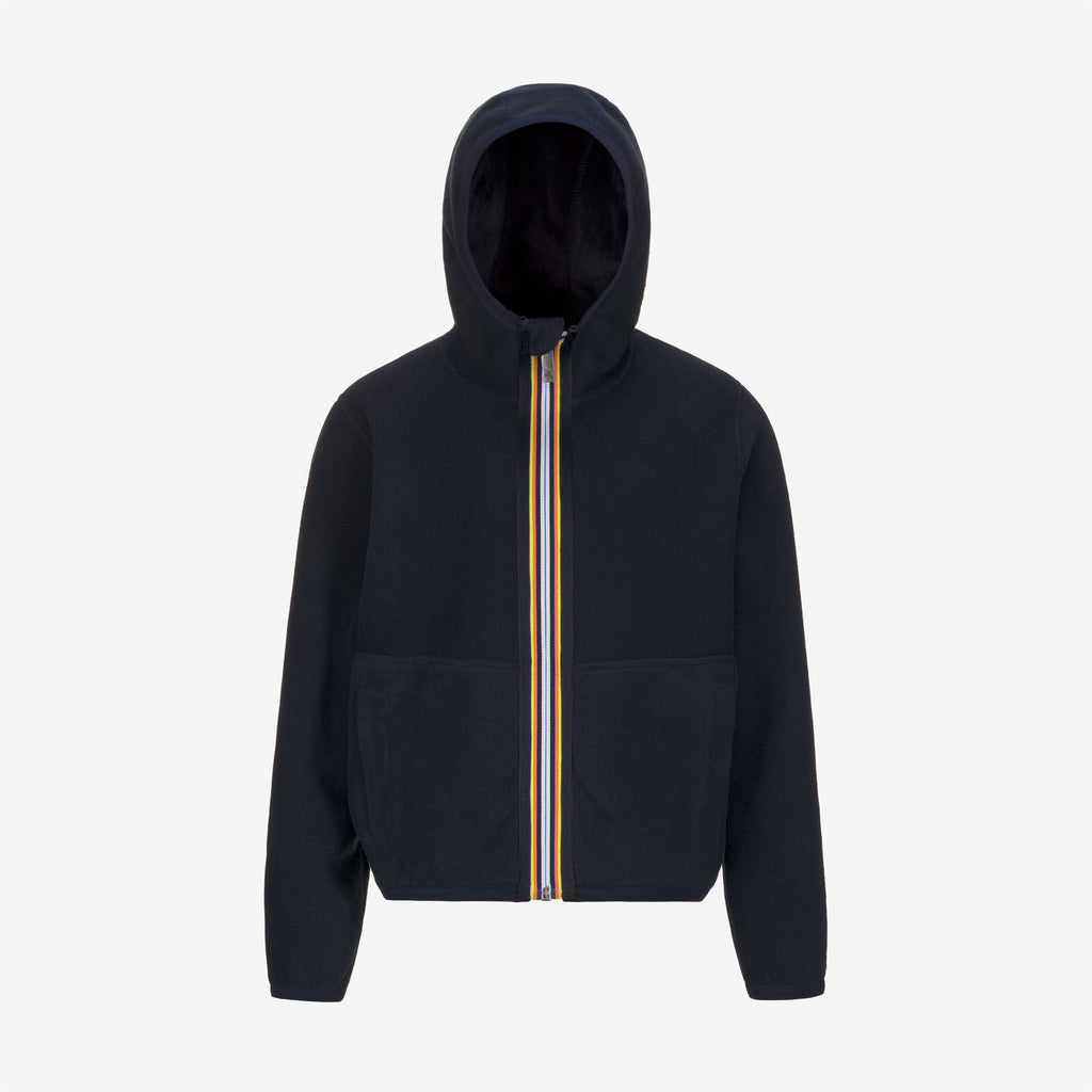 Fleece_GIRL_P. LILY VELOUR POLAR DOUBLE_Jacket_Blue Depth-Blue Depth - Blue Depth - Commercial 2
