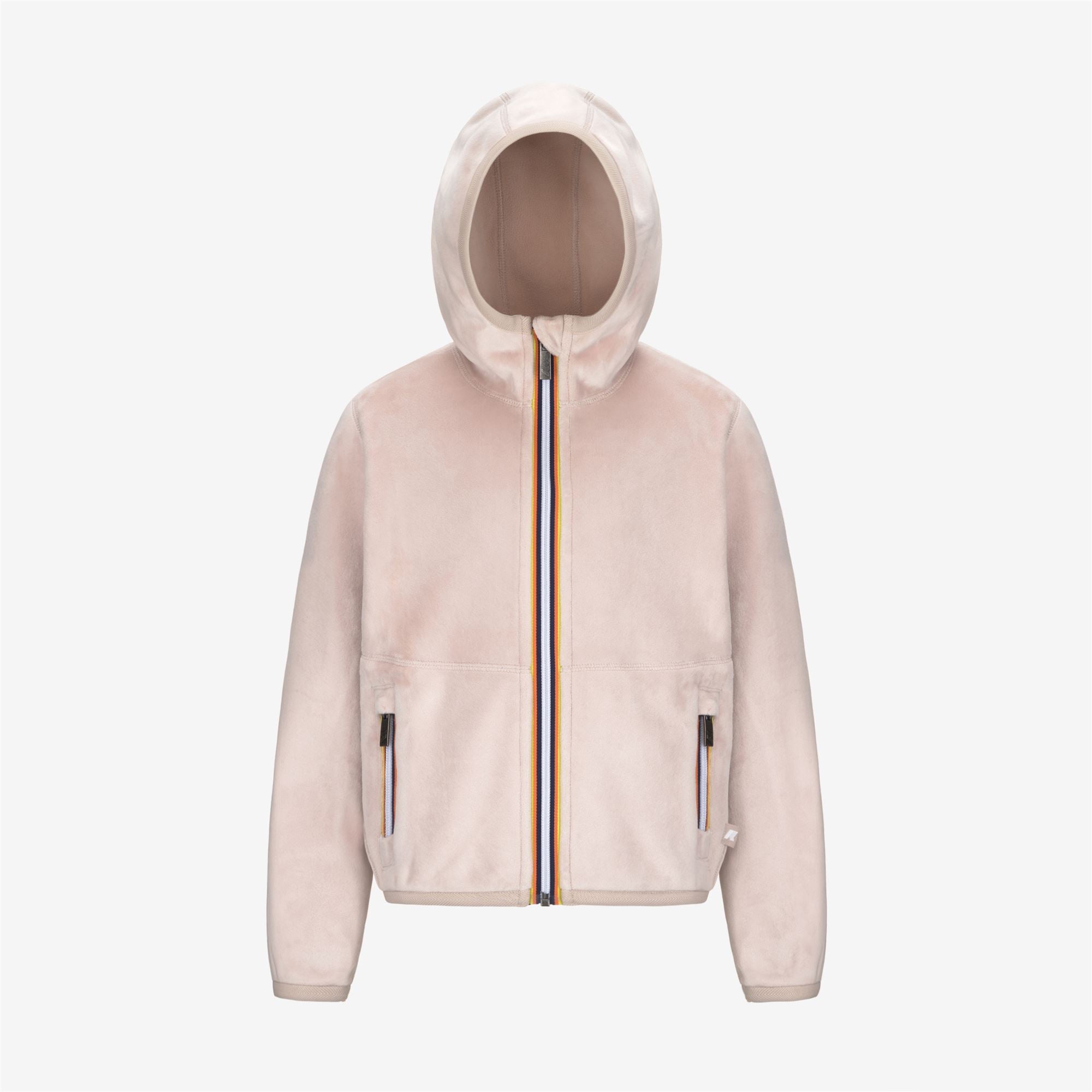 Fleece_GIRL_P. LILY VELOUR POLAR DOUBLE_Jacket_Pink Tint-Pink Tint - Pink Tint - Commercial 1