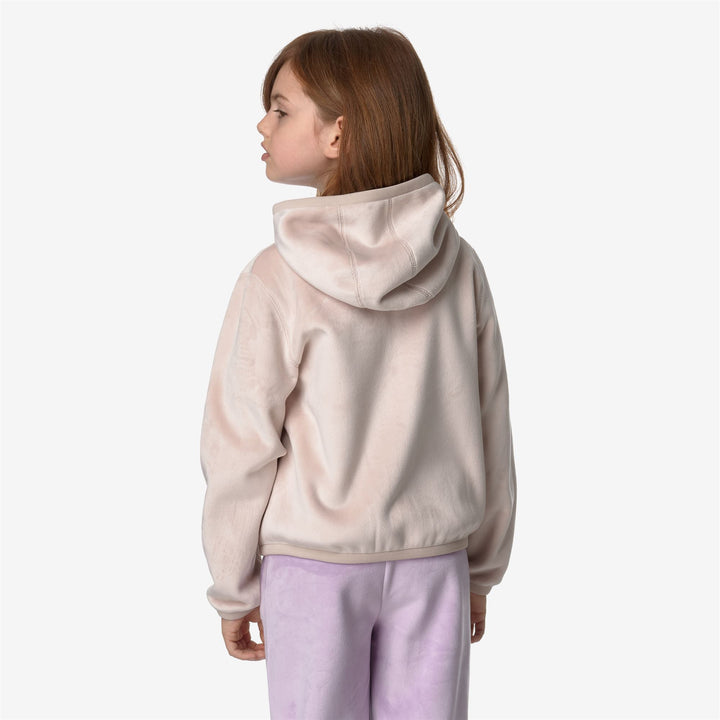 Fleece_GIRL_P. LILY VELOUR POLAR DOUBLE_Jacket_Pink Tint-Pink Tint - Pink Tint - DressedFrontDouble