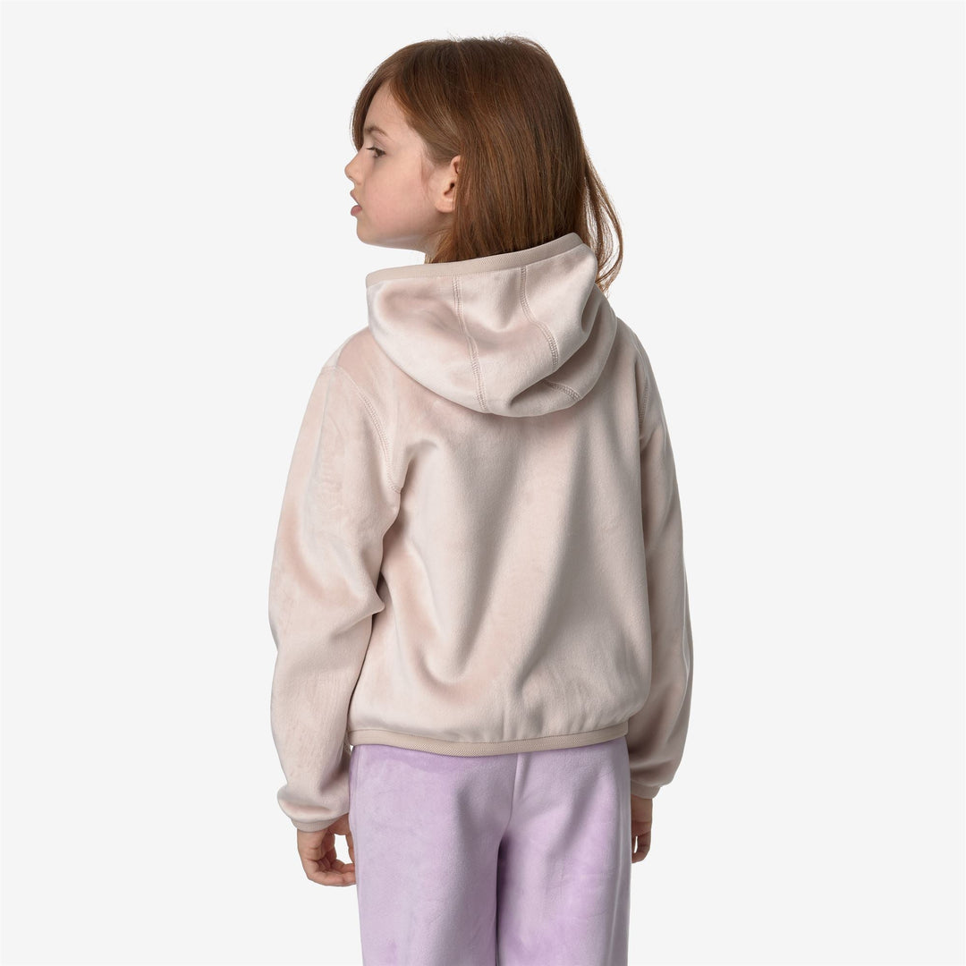 P. LILY VELOUR POLAR REVERSIBLE - Fleece - Jacket - GIRL - Pink Tint-Pink Tint