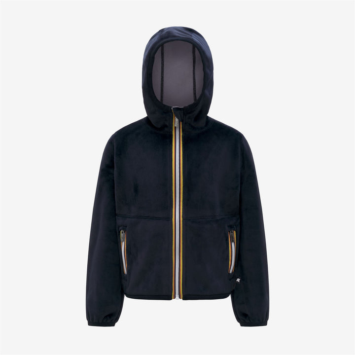 P. LILY VELOUR POLAR REVERSIBLE - Fleece - Jacket - GIRL - Blue Depth-Violet Lavender