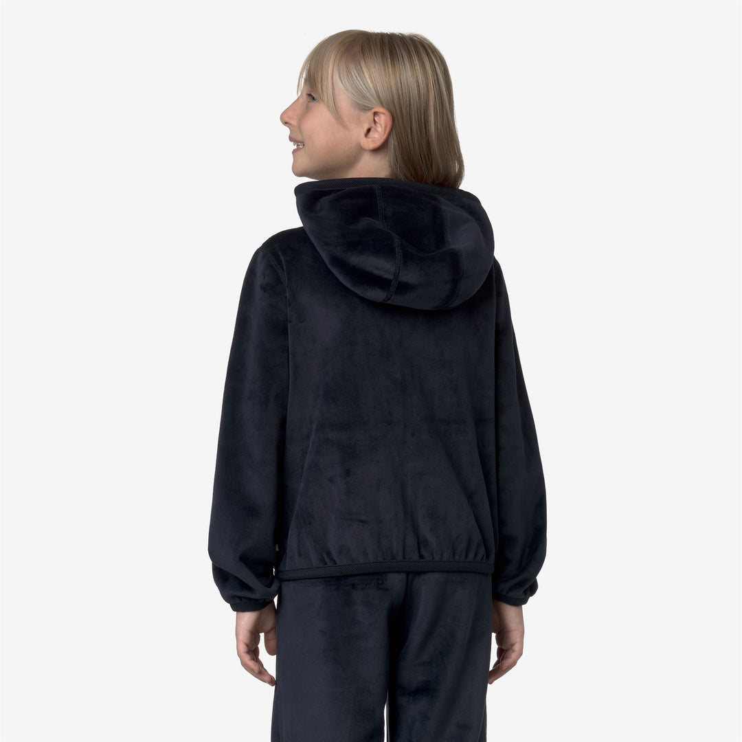 P. LILY VELOUR POLAR REVERSIBLE - Fleece - Jacket - GIRL - Blue Depth-Violet Lavender