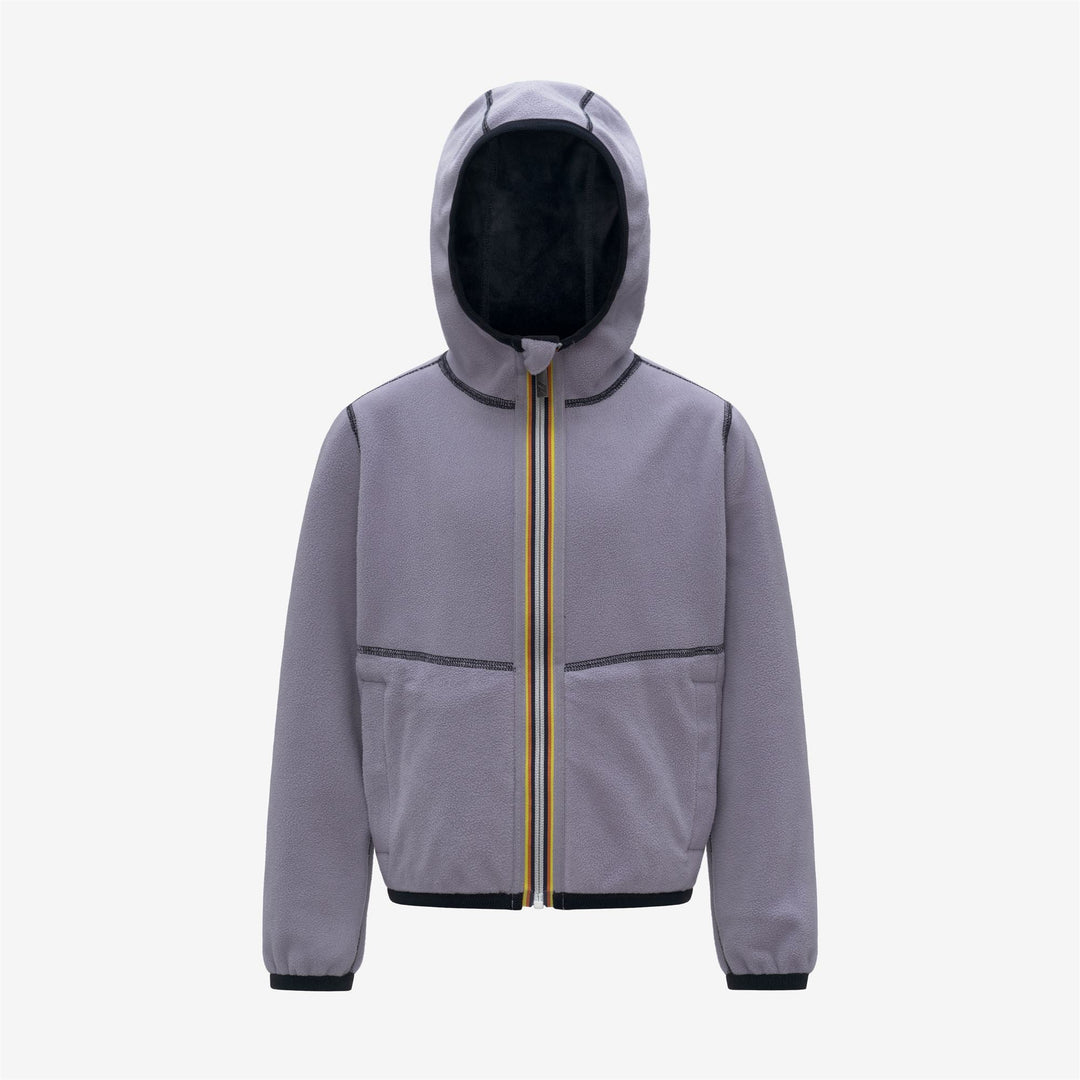 P. LILY VELOUR POLAR REVERSIBLE - Fleece - Jacket - GIRL - Blue Depth-Violet Lavender