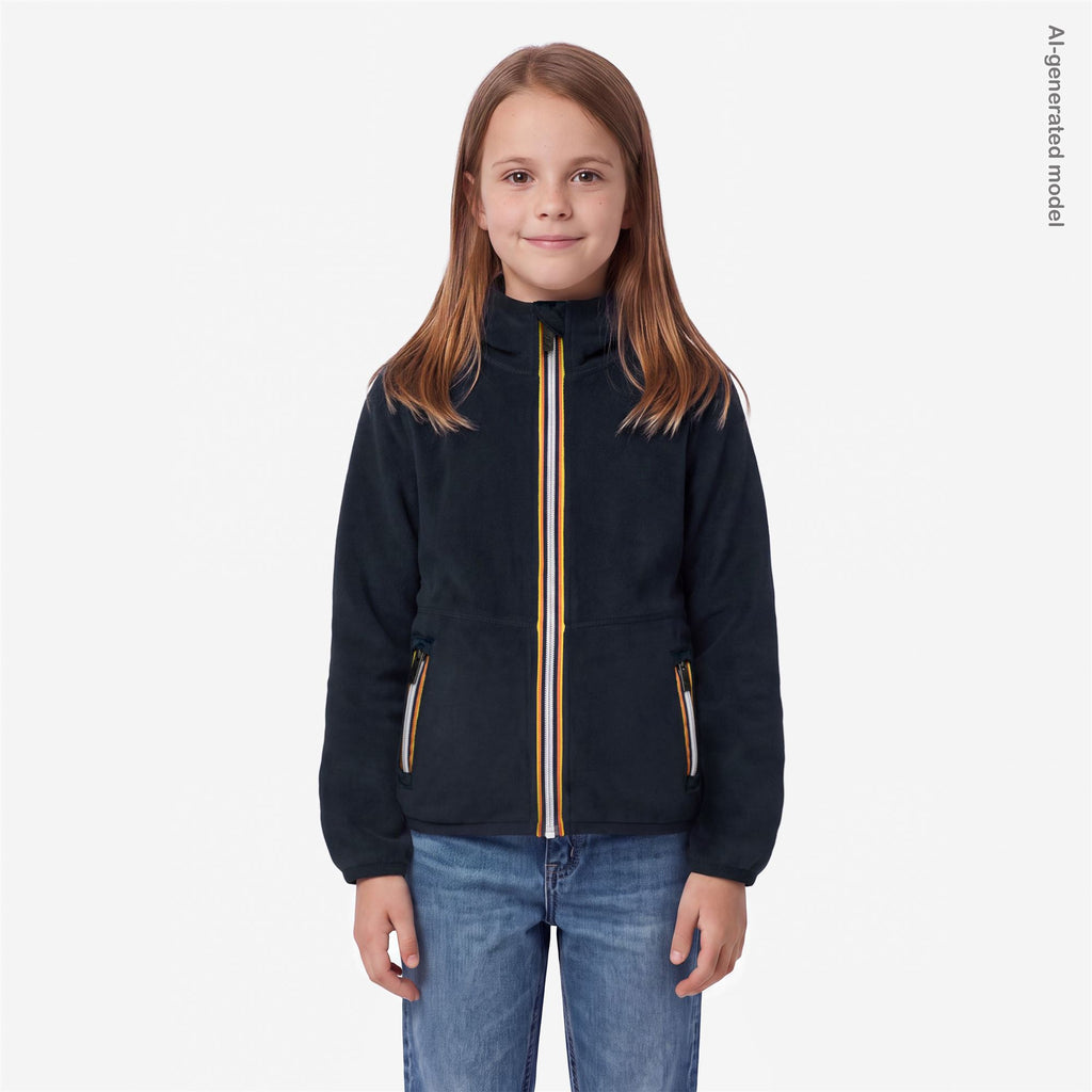 Fleece_GIRL_P. LILY VELOUR POLAR DOUBLE_Jacket_ - Commercial 4