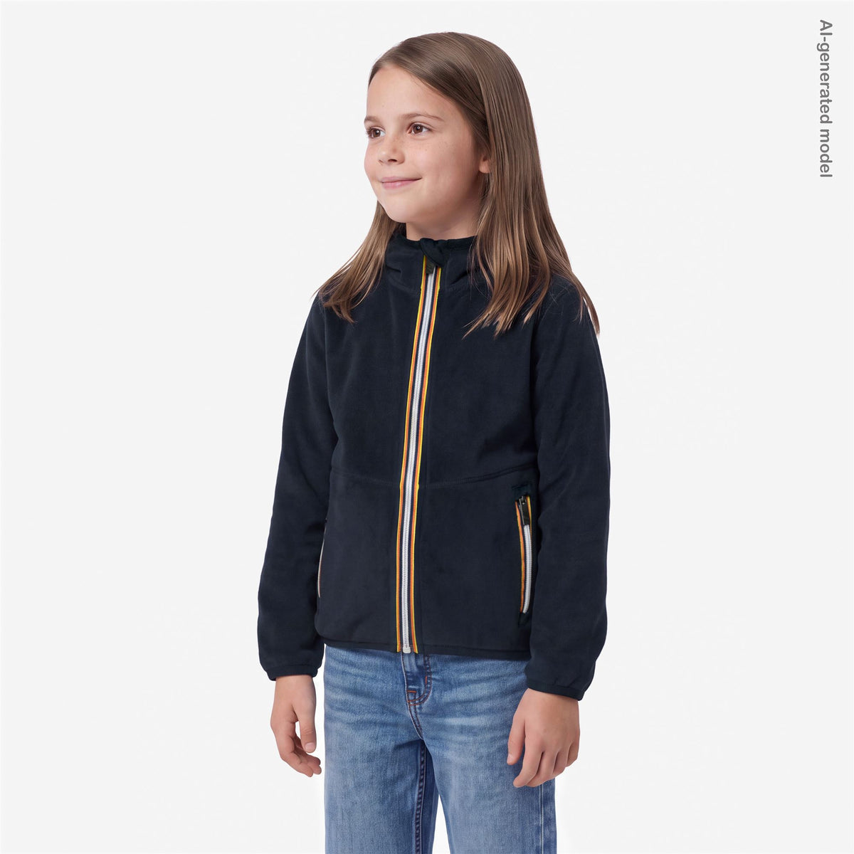 Fleece_GIRL_P. LILY VELOUR POLAR DOUBLE_Jacket_ - Commercial 5