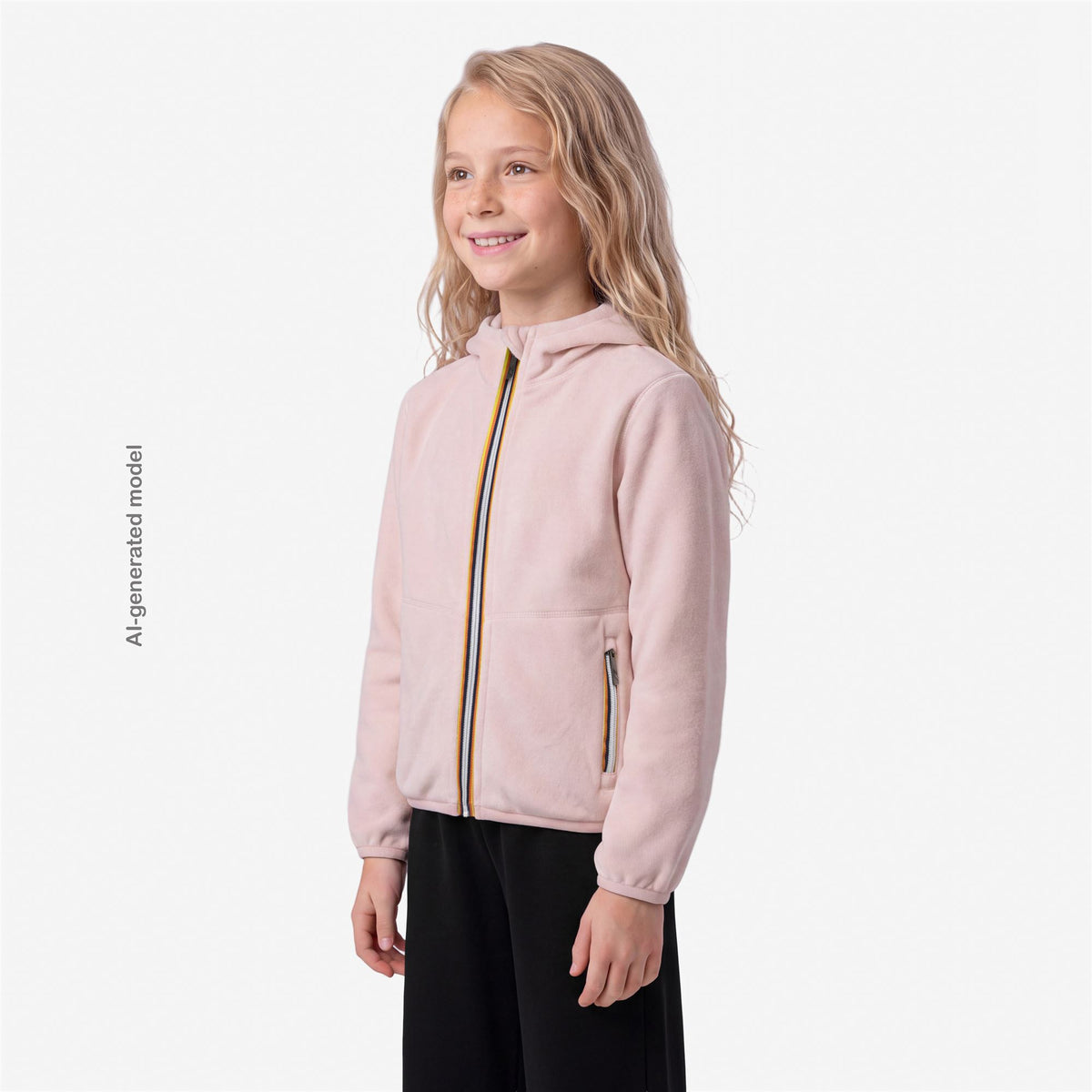 Fleece_GIRL_P. LILY VELOUR POLAR DOUBLE_Jacket_ - Commercial 5