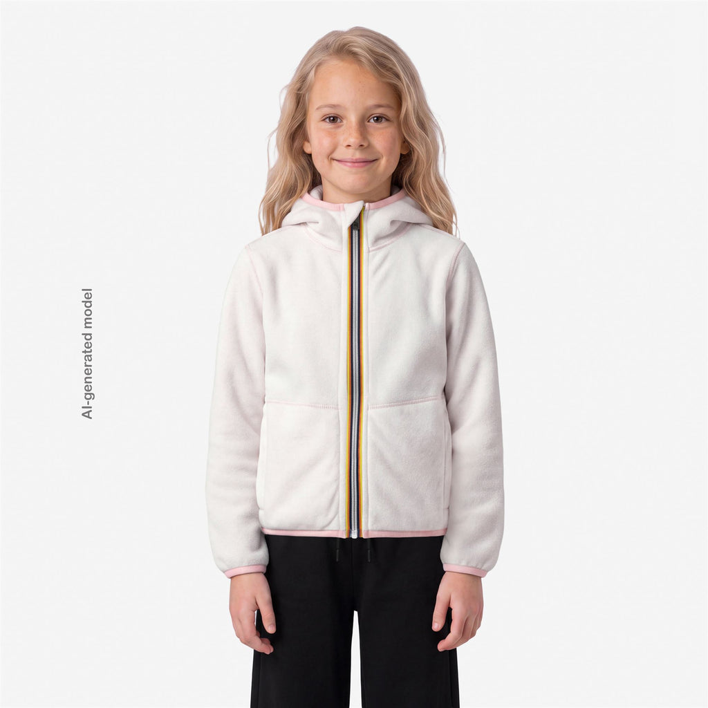 Fleece_GIRL_P. LILY VELOUR POLAR DOUBLE_Jacket_ - Commercial 3